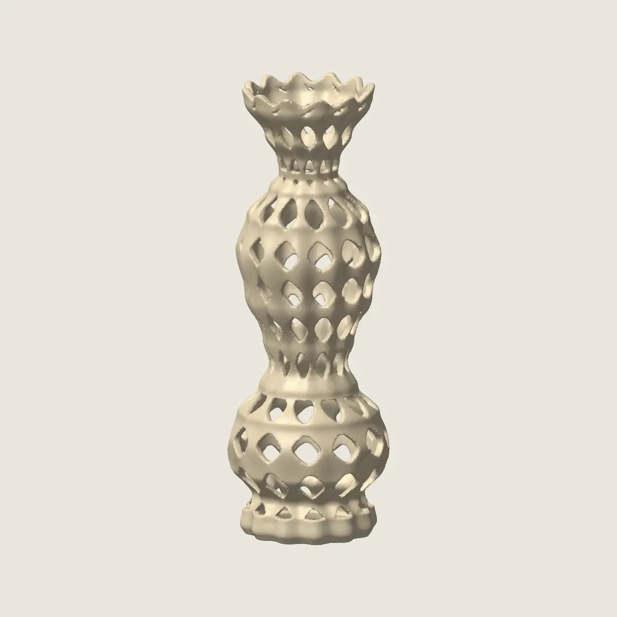 3D-Rendering: Schachkönigin · Lichtobjekt